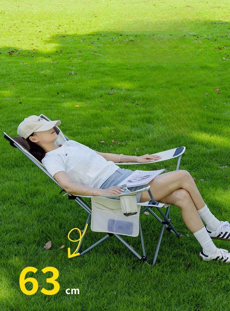 Chaise longue pliable maxi confort pour le camping – Image 5