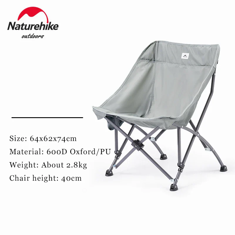 Chaise pliante de camping NATUREHIKE haute résistance – Image 4