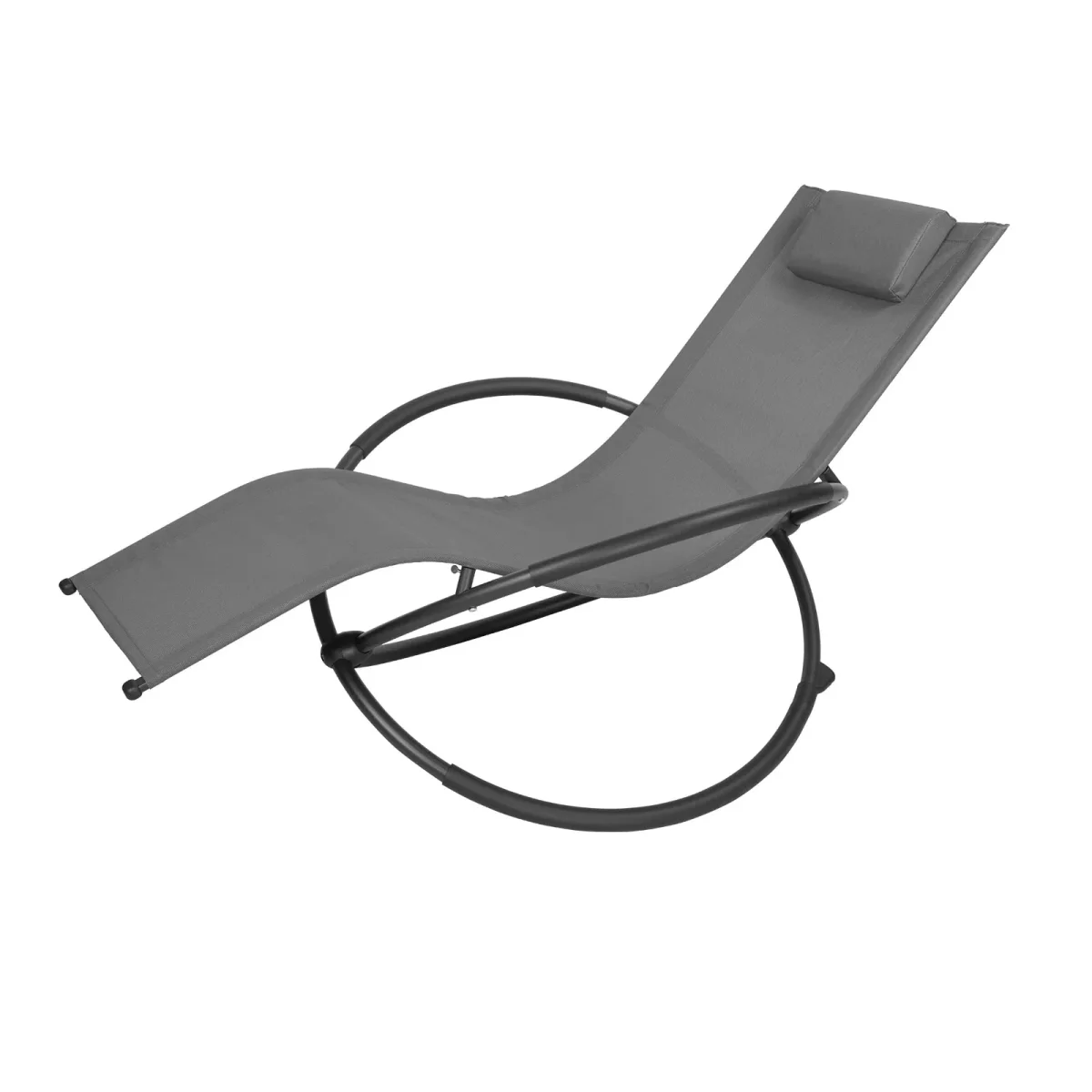 Chaise pliante confortable WOLTU grise – Image 3