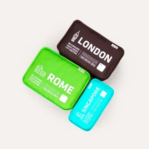 3 pochettes de voyage In-Luggage City Cube